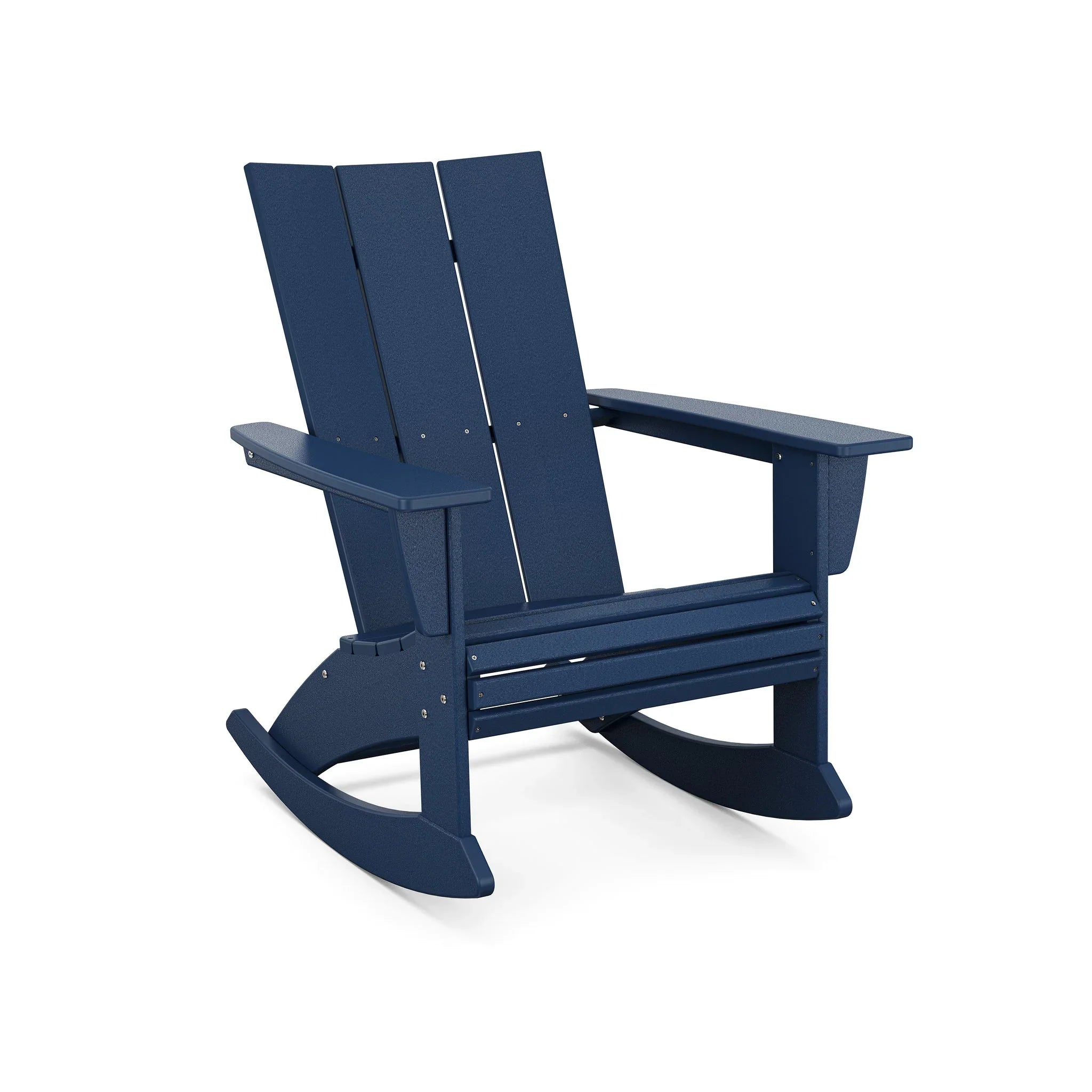 Modern Curveback Adirondack Rocking Chair 10