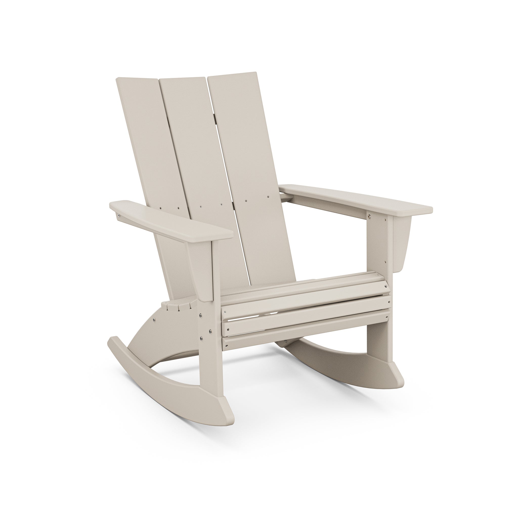 Modern Curveback Adirondack Rocking Chair 5