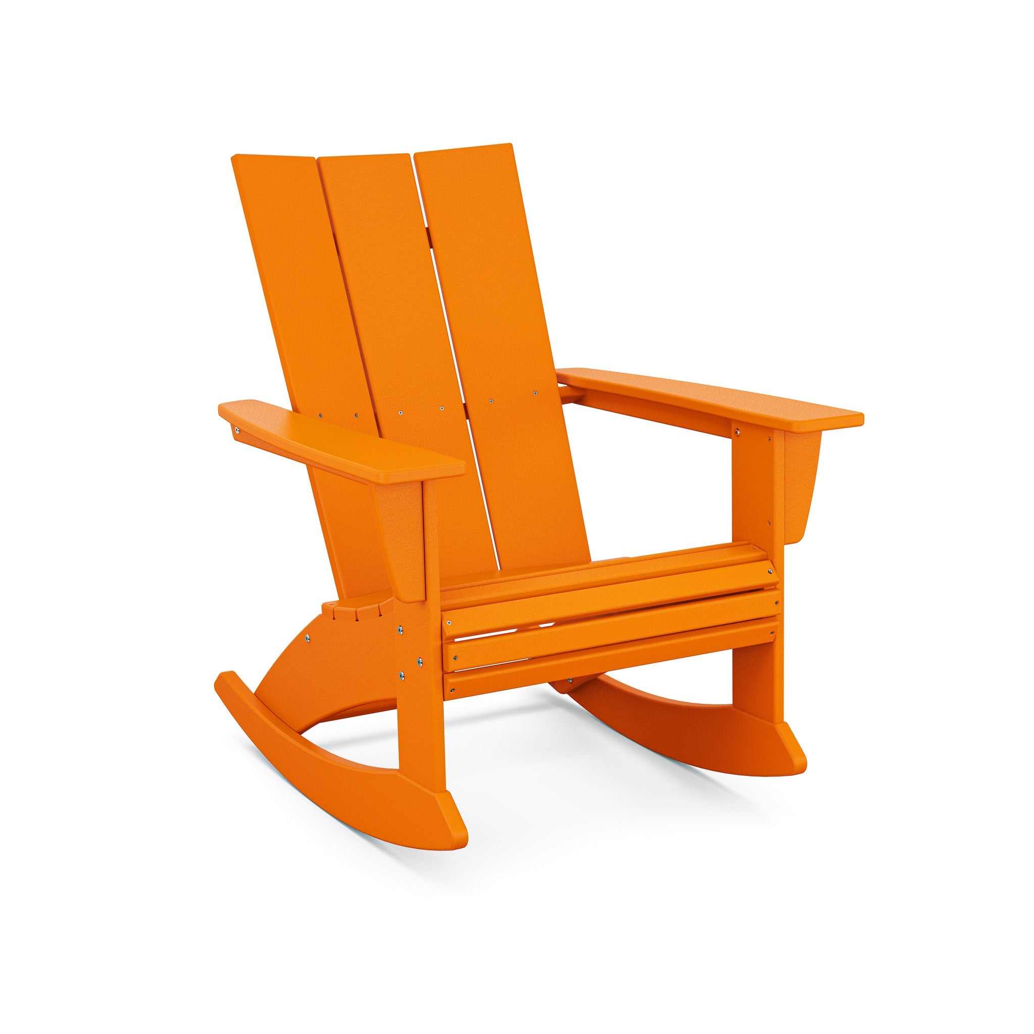 Modern Curveback Adirondack Rocking Chair 13