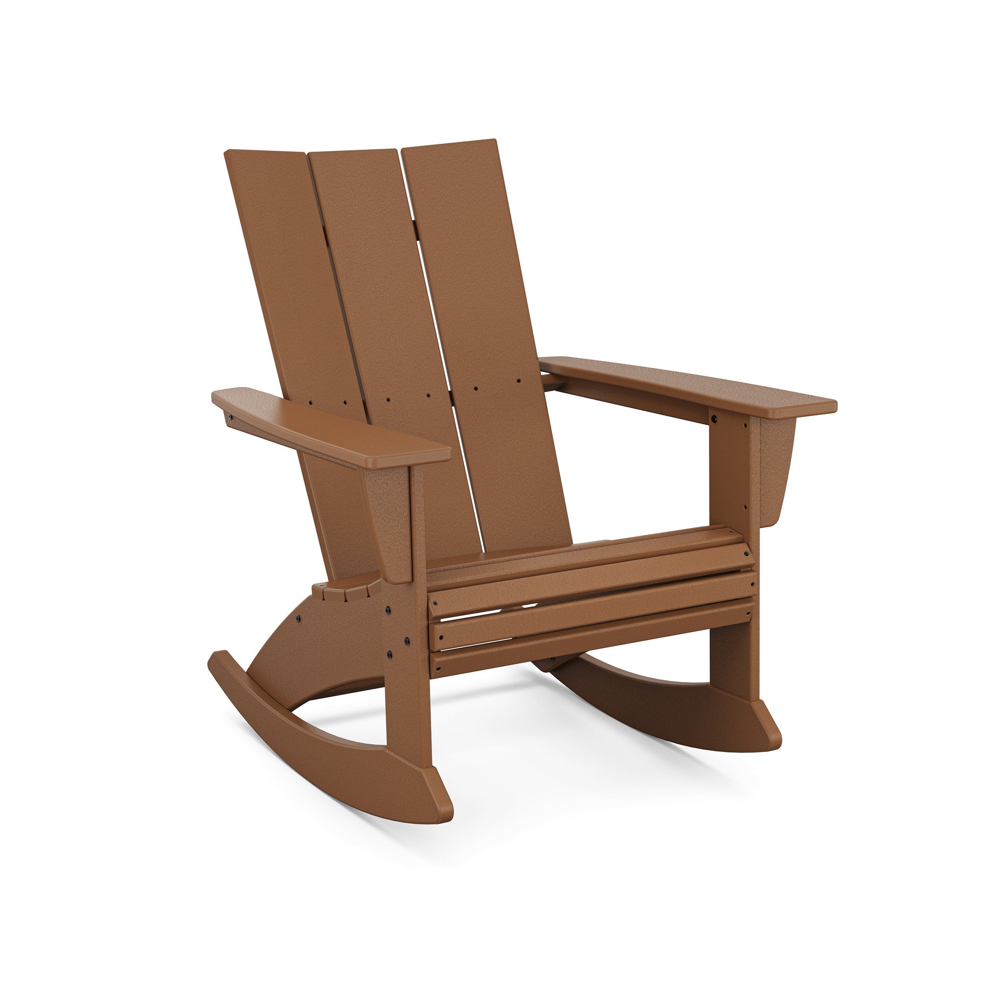 Modern Curveback Adirondack Rocking Chair 4