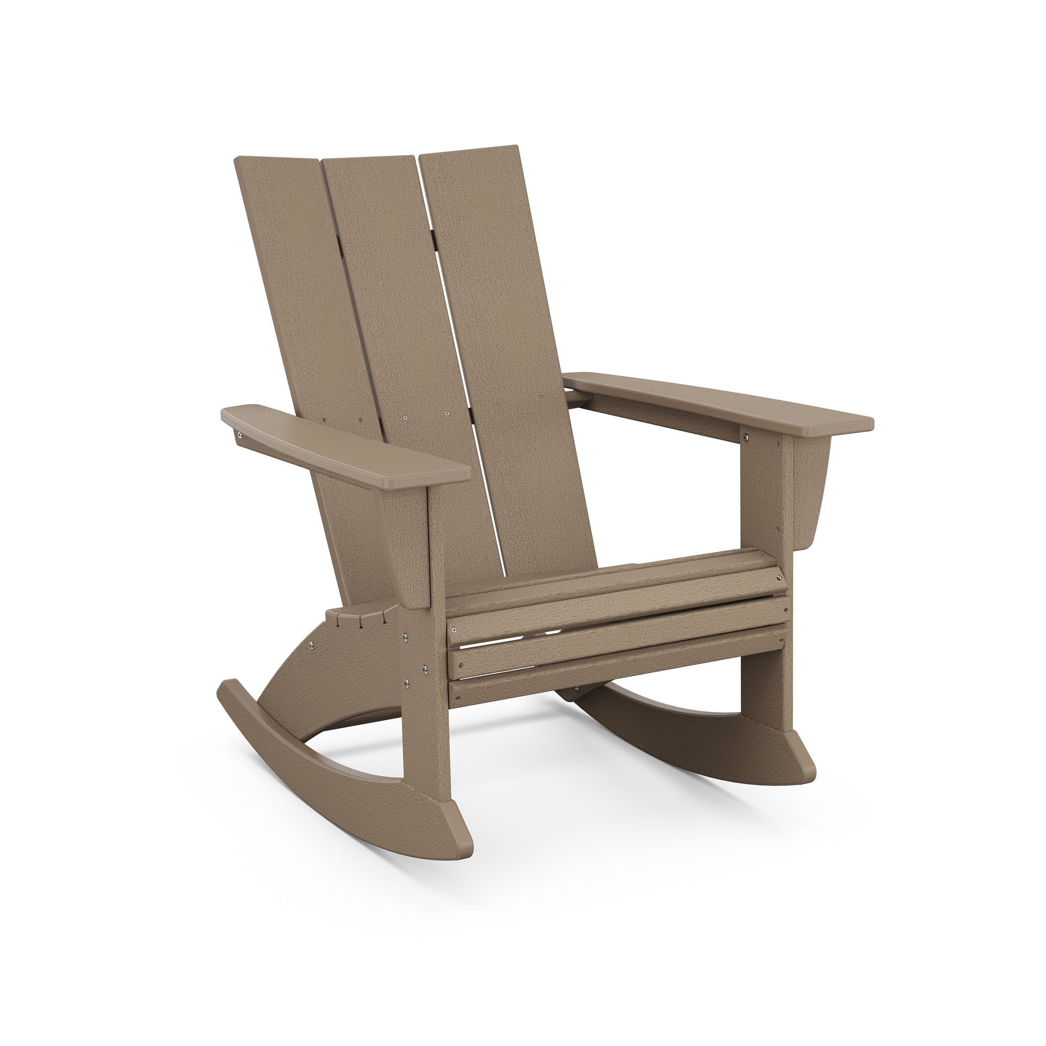 Modern Curveback Adirondack Rocking Chair 15