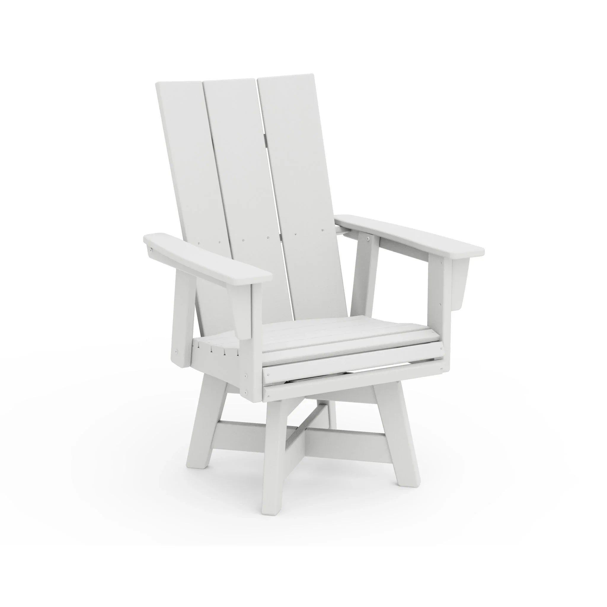Modern Curveback Adirondack Swivel Dining Arm Chair 9