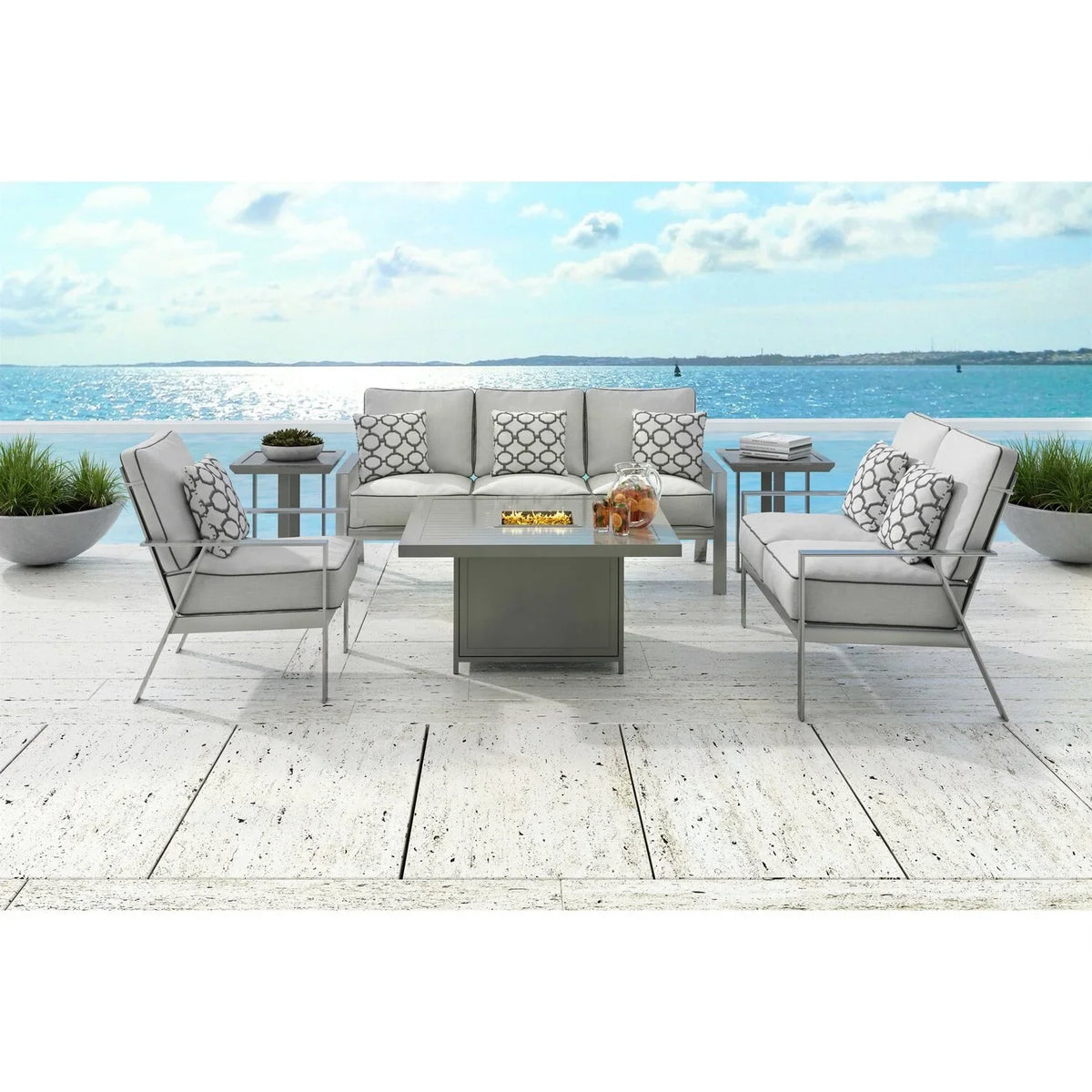 Moderna 20" Square Side Table 3
