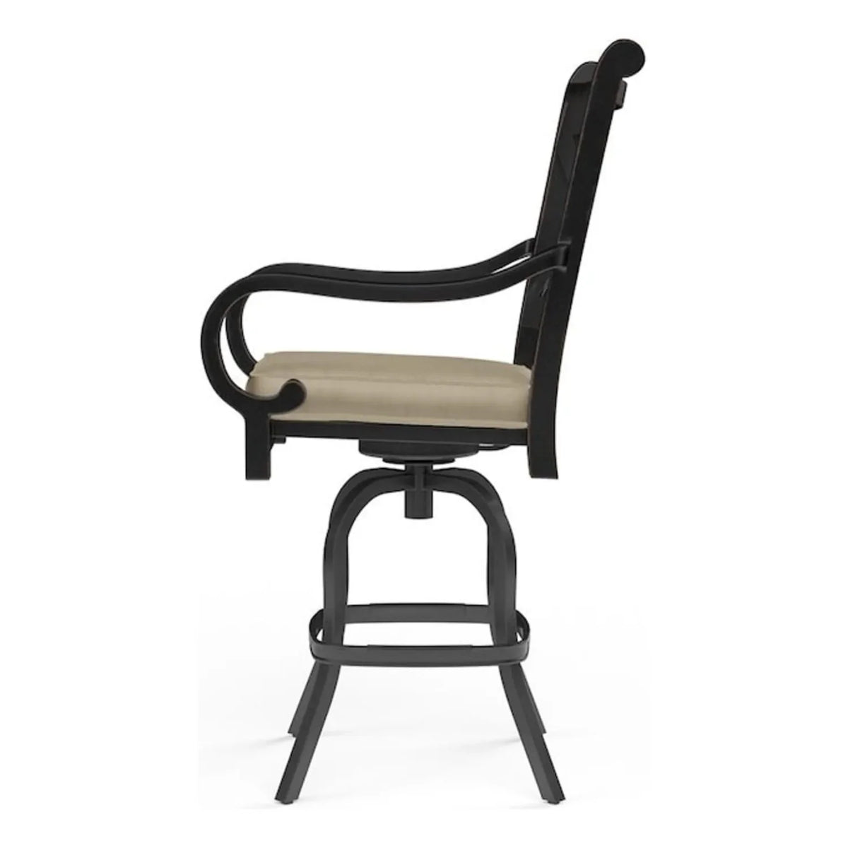 Monterey Aluminum Cushioned Swivel Counter Stool SW3001-7C by Sunset West 4