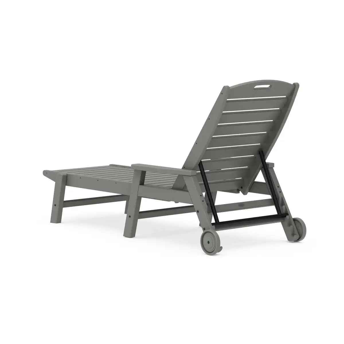 Nautical Chaise with Arms and Wheels 15