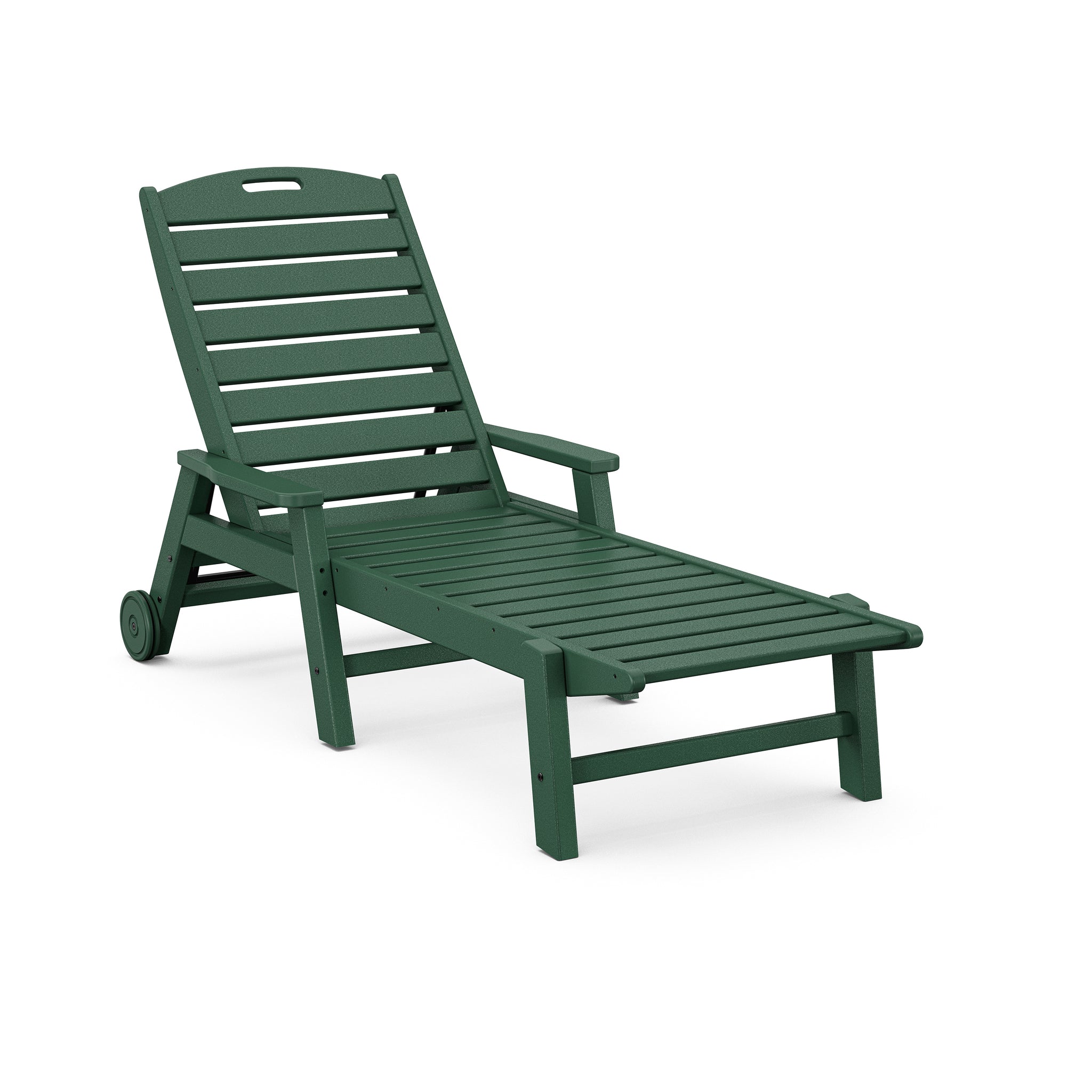 Nautical Chaise with Arms and Wheels 2