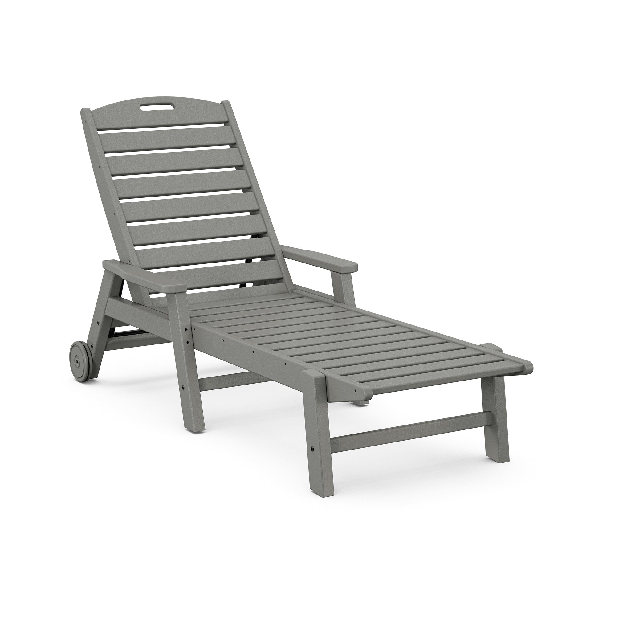 Nautical Chaise with Arms and Wheels 1