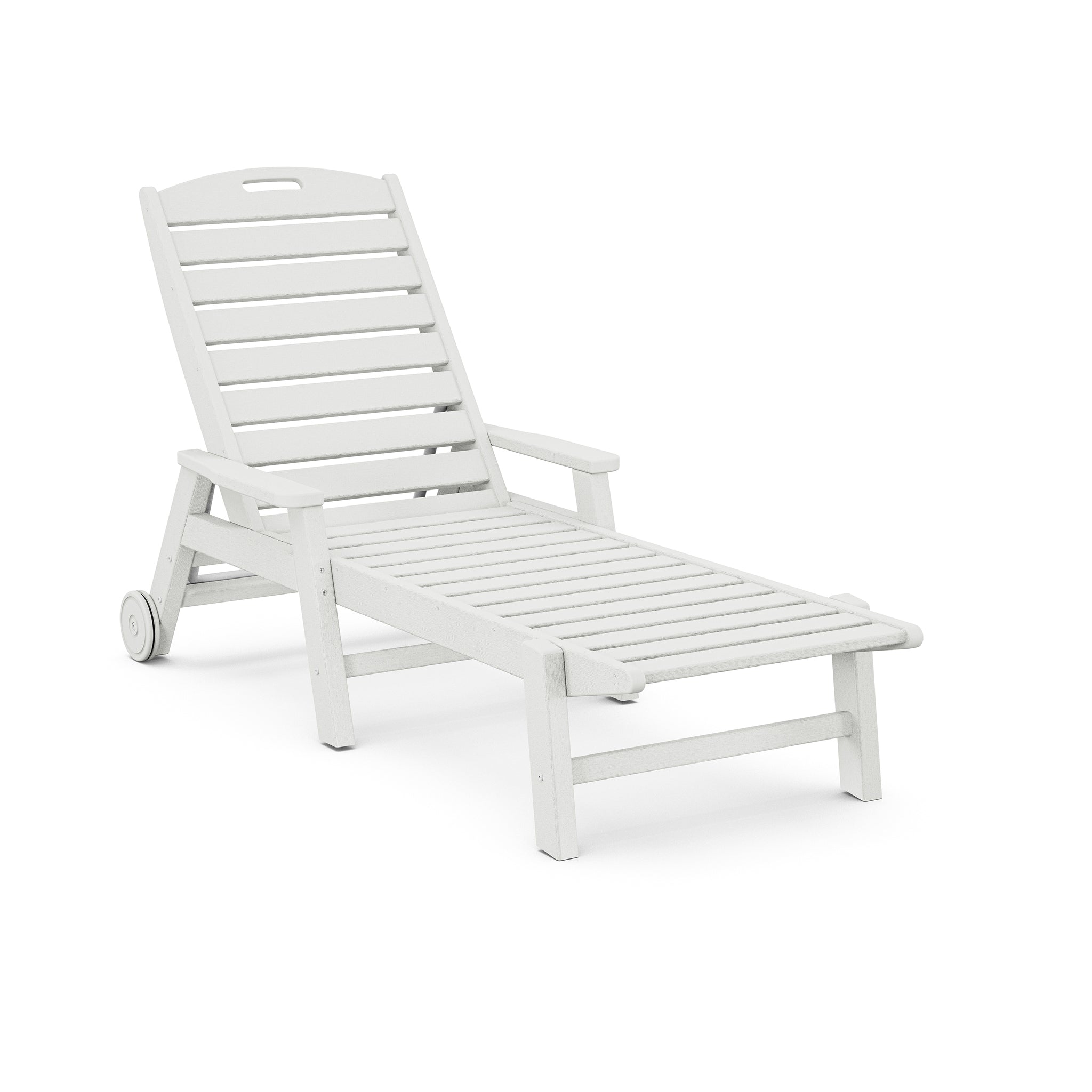 Nautical Chaise with Arms and Wheels 9