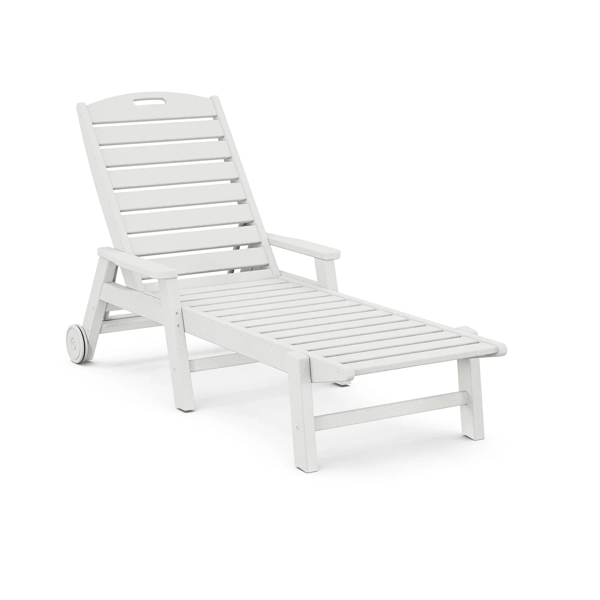 Nautical Chaise with Arms and Wheels 9