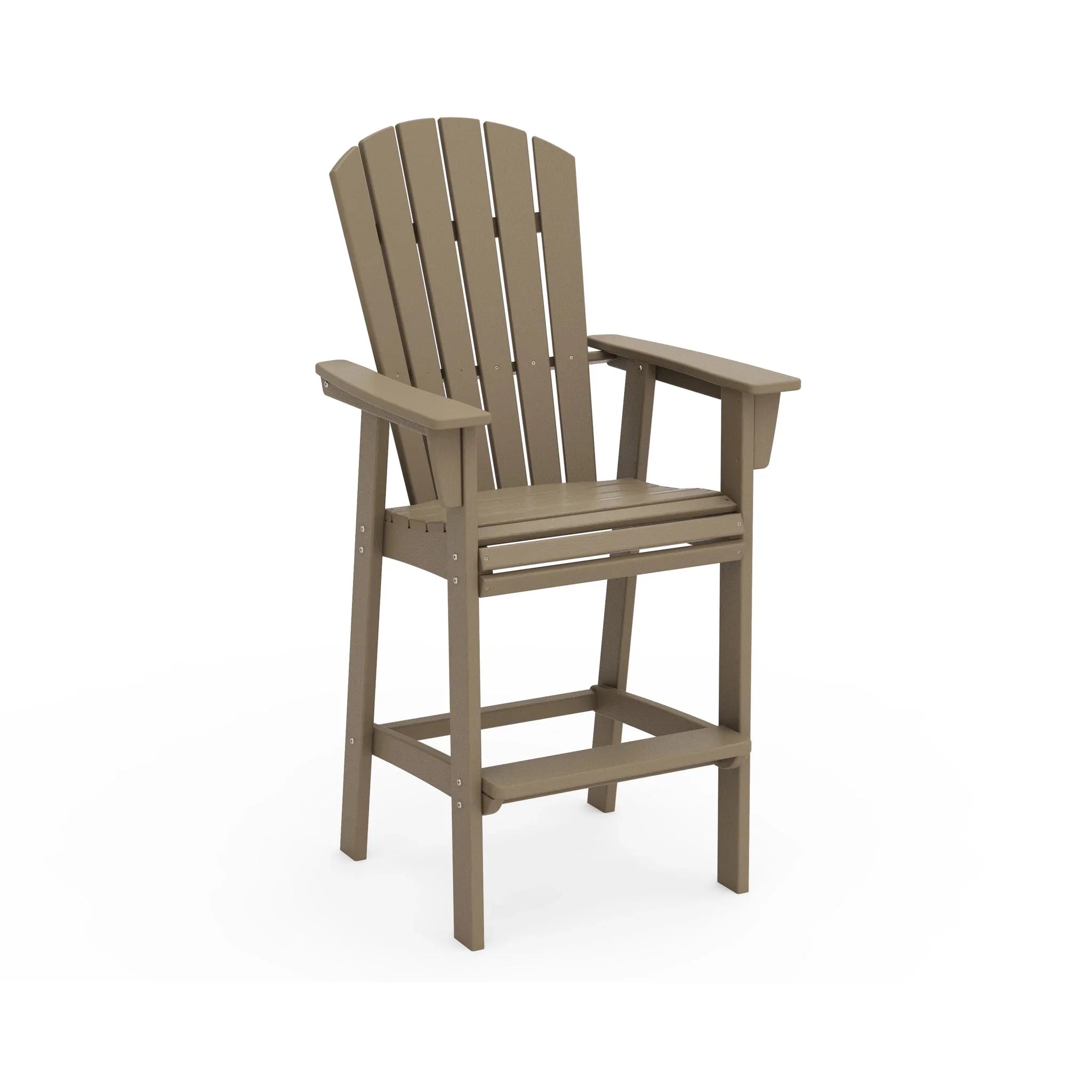 Nautical Curveback Adirondack Bar Arm Chair 15