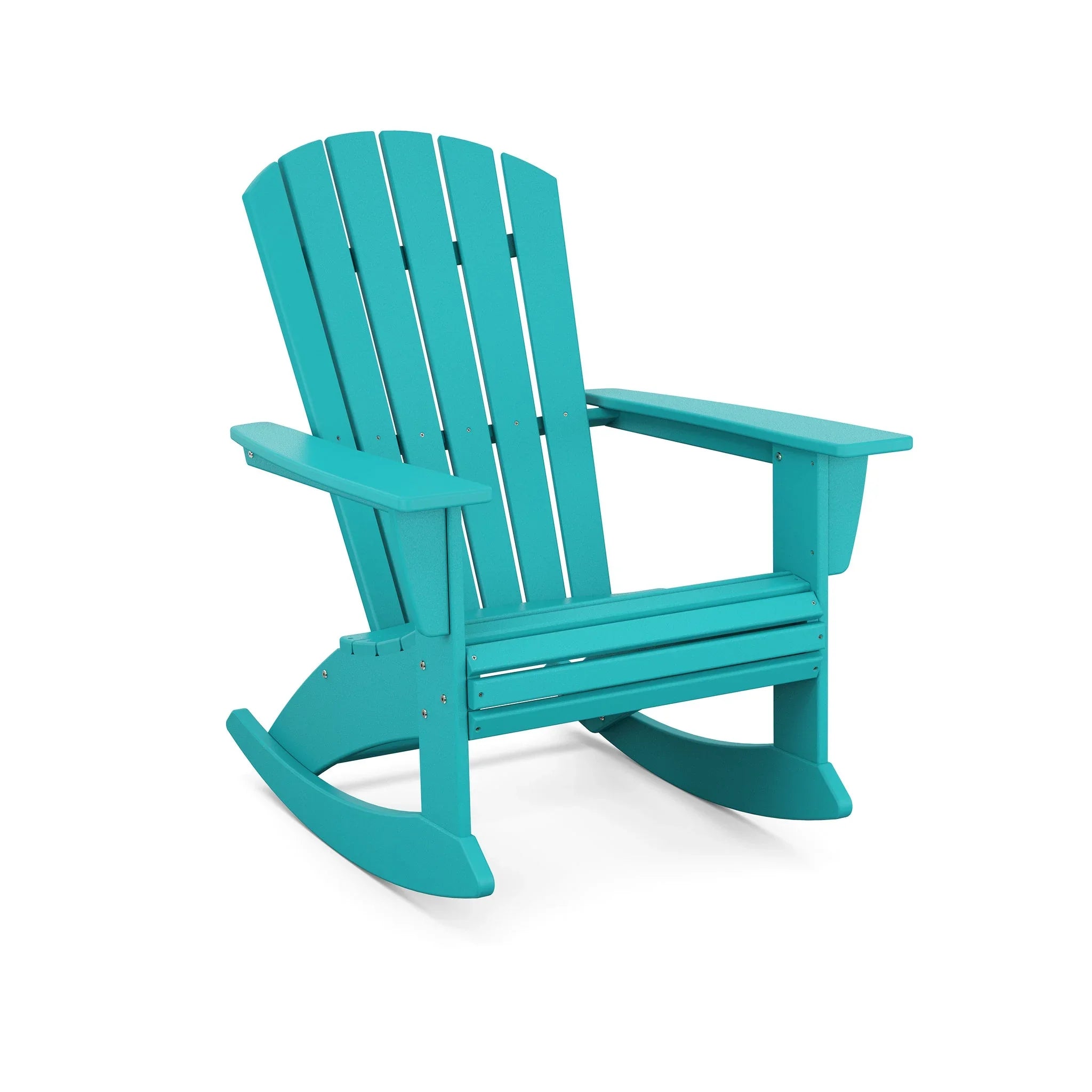 Nautical Curveback Adirondack Rocking Chair 7