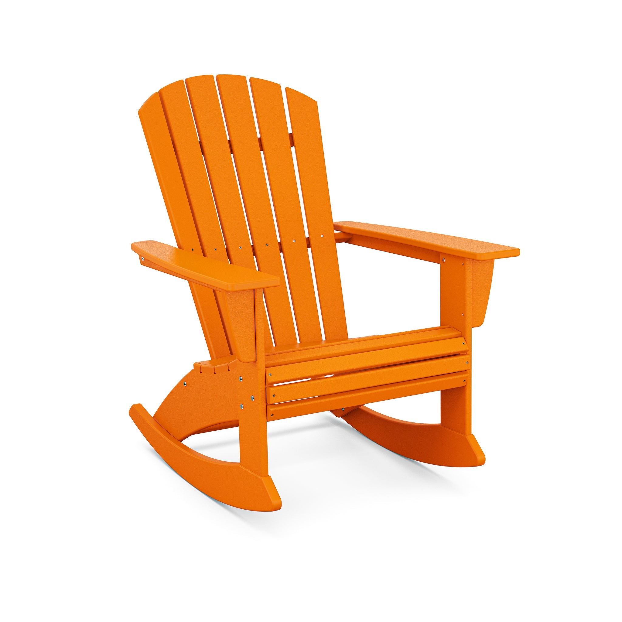 Nautical Curveback Adirondack Rocking Chair 13