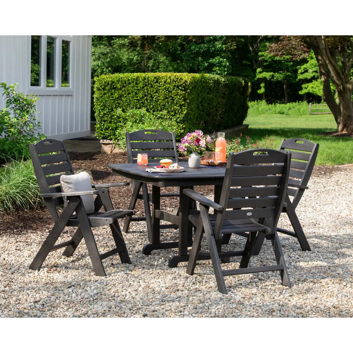 Nautical Highback Chair 5-Piece Dining Set 14