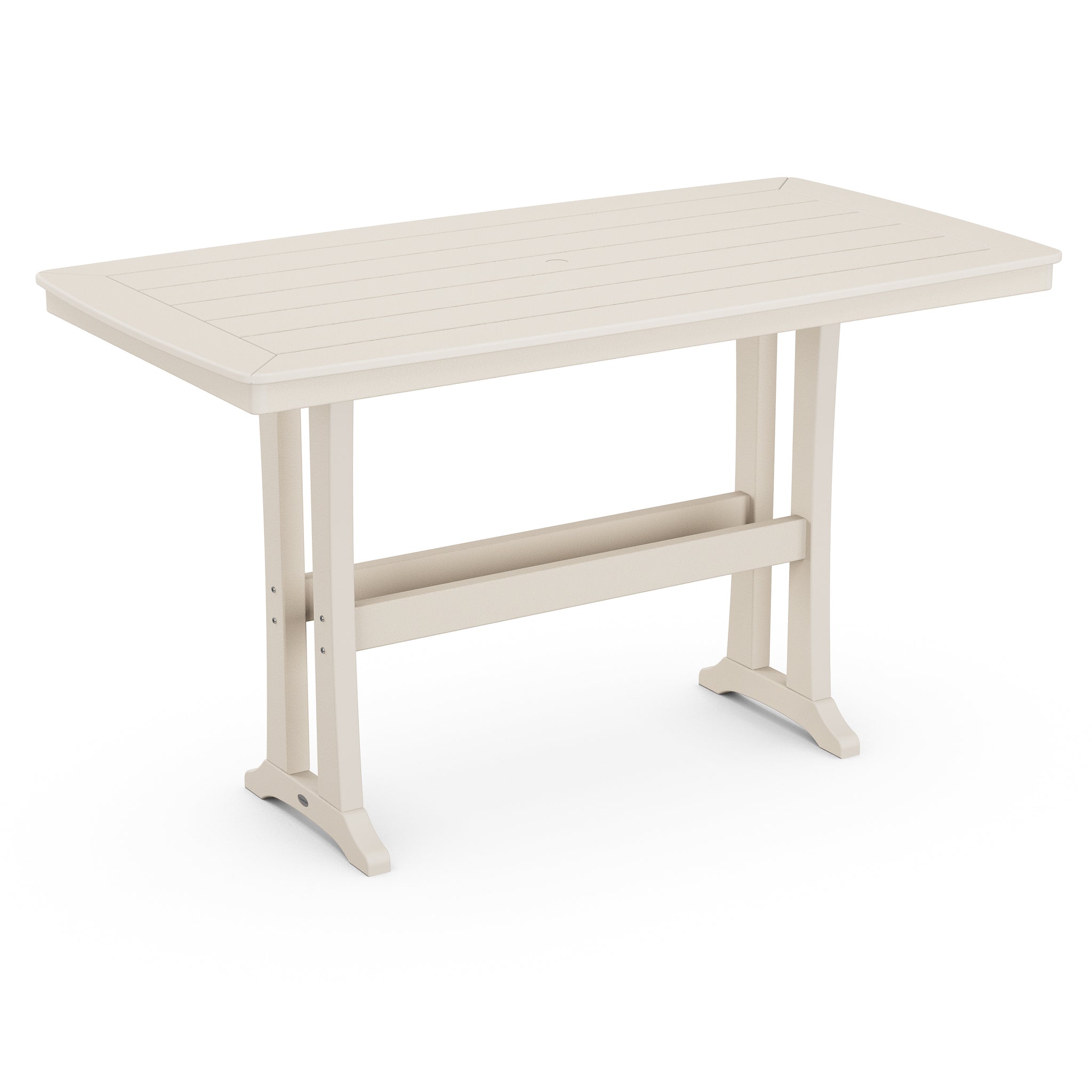 Nautical Trestle 38" x 73" Bar Table 5