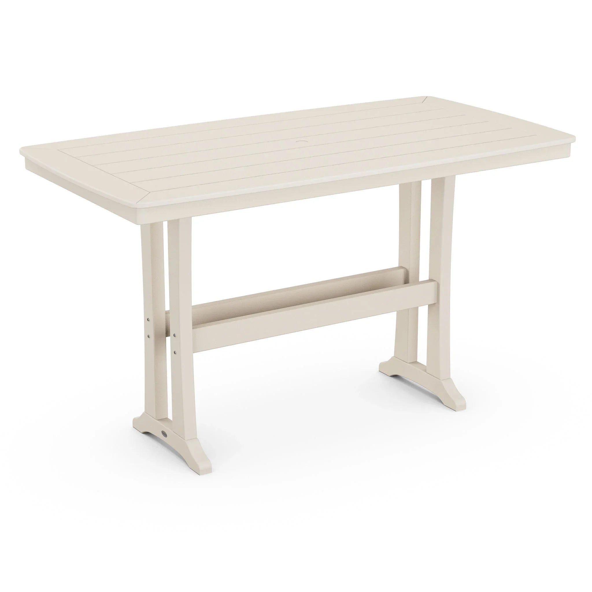 Nautical Trestle 38" x 73" Bar Table 5