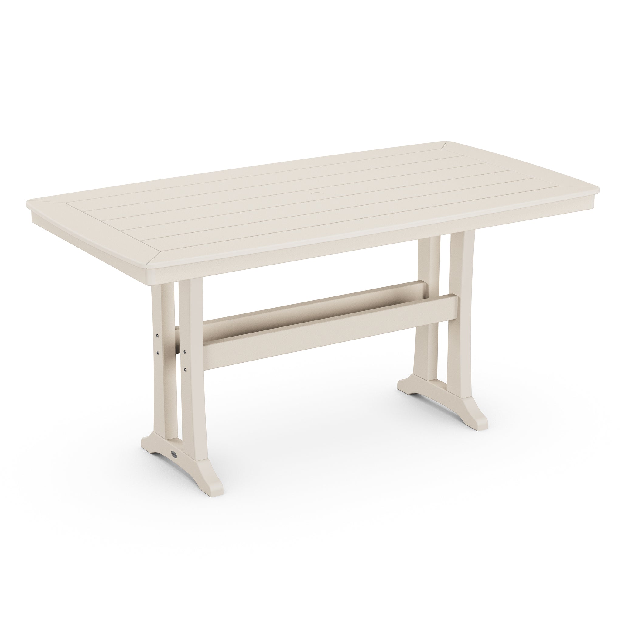 Nautical Trestle 38" x 73" Counter Table 5