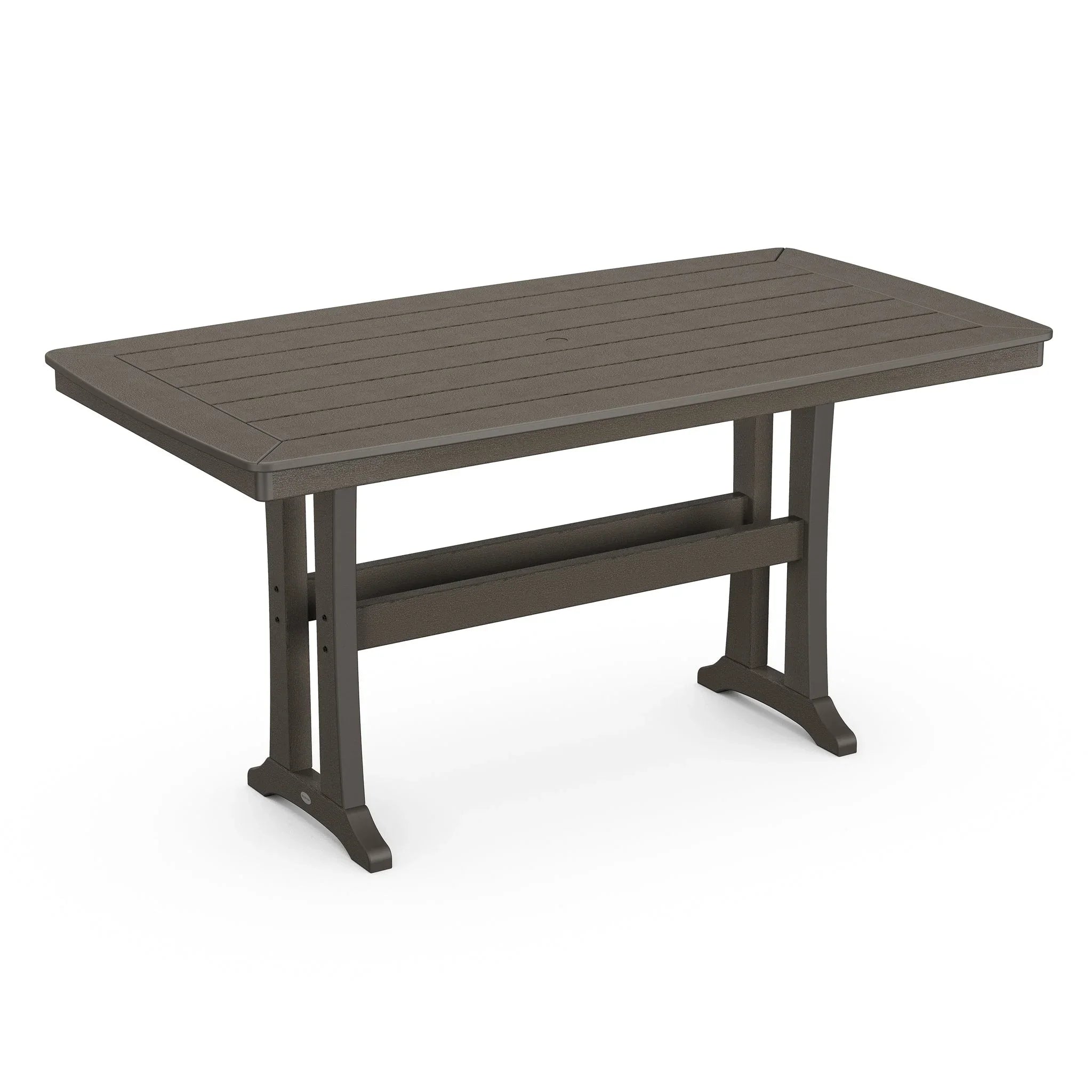 Nautical Trestle 38" x 73" Counter Table 7