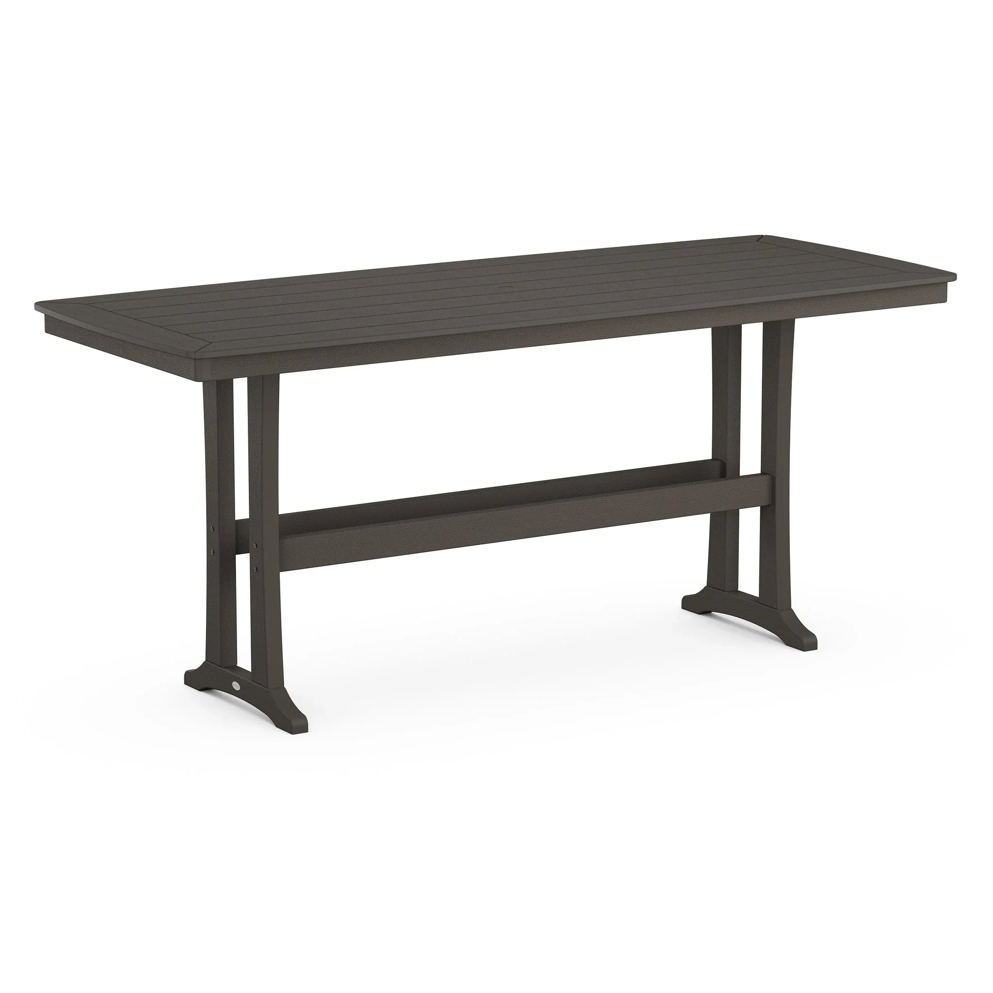 Nautical Trestle 39" x 97" Bar Table 7