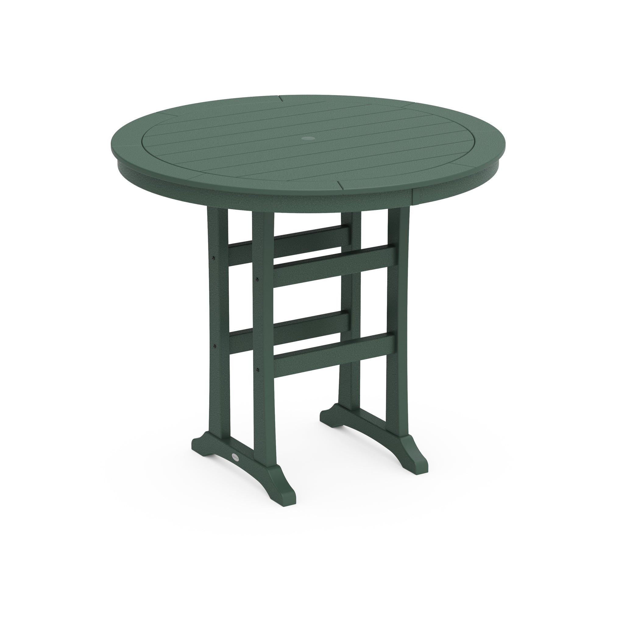 Nautical Trestle 48" Round Bar Table 2