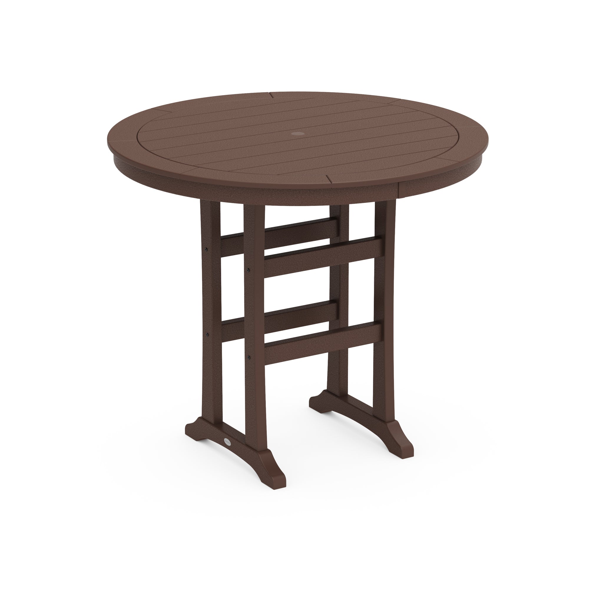 Nautical Trestle 48" Round Bar Table 3