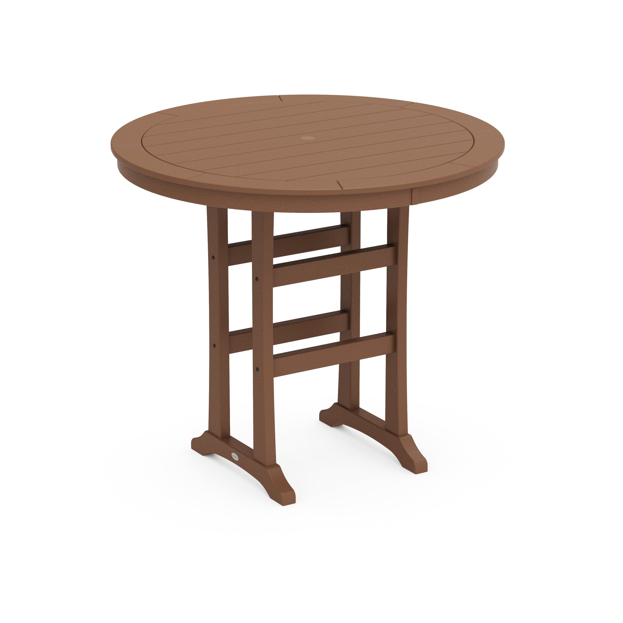 Nautical Trestle 48" Round Bar Table 4