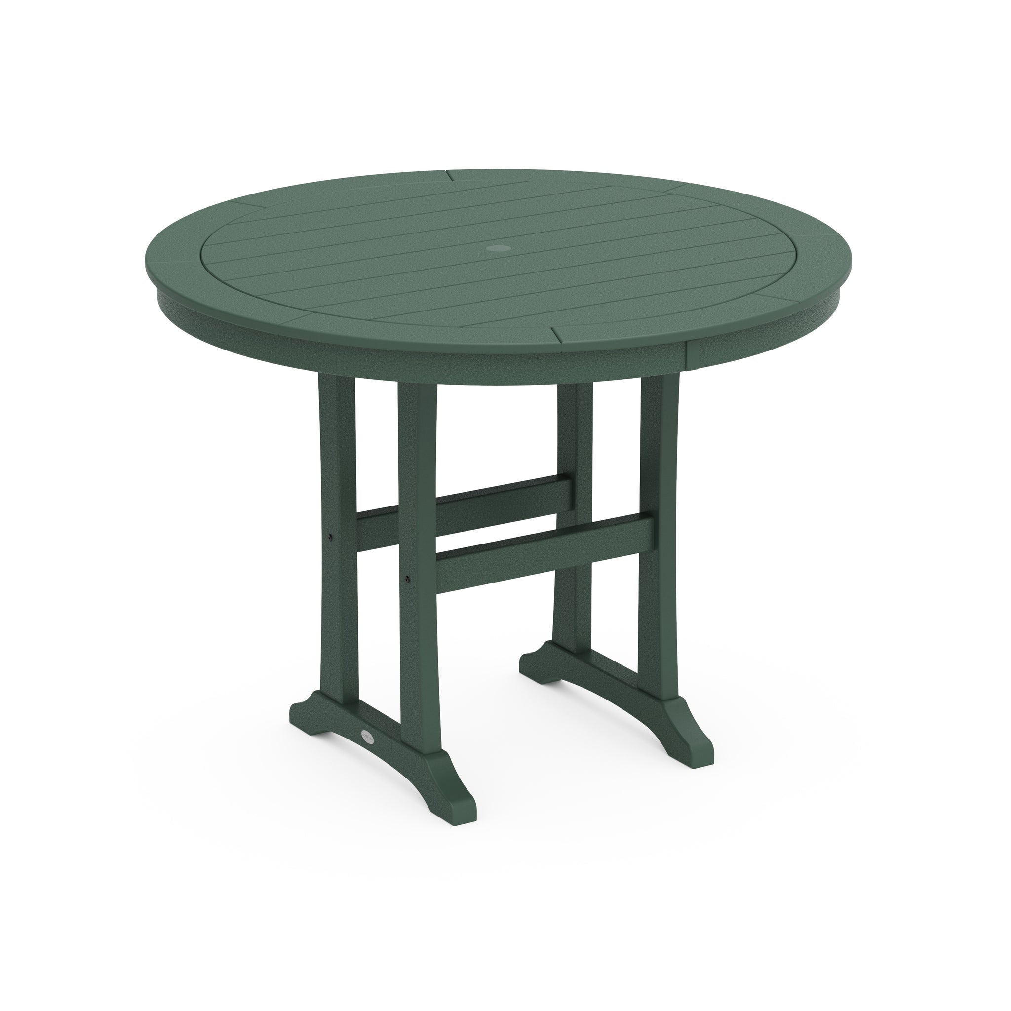 Nautical Trestle 48" Round Counter Table 2