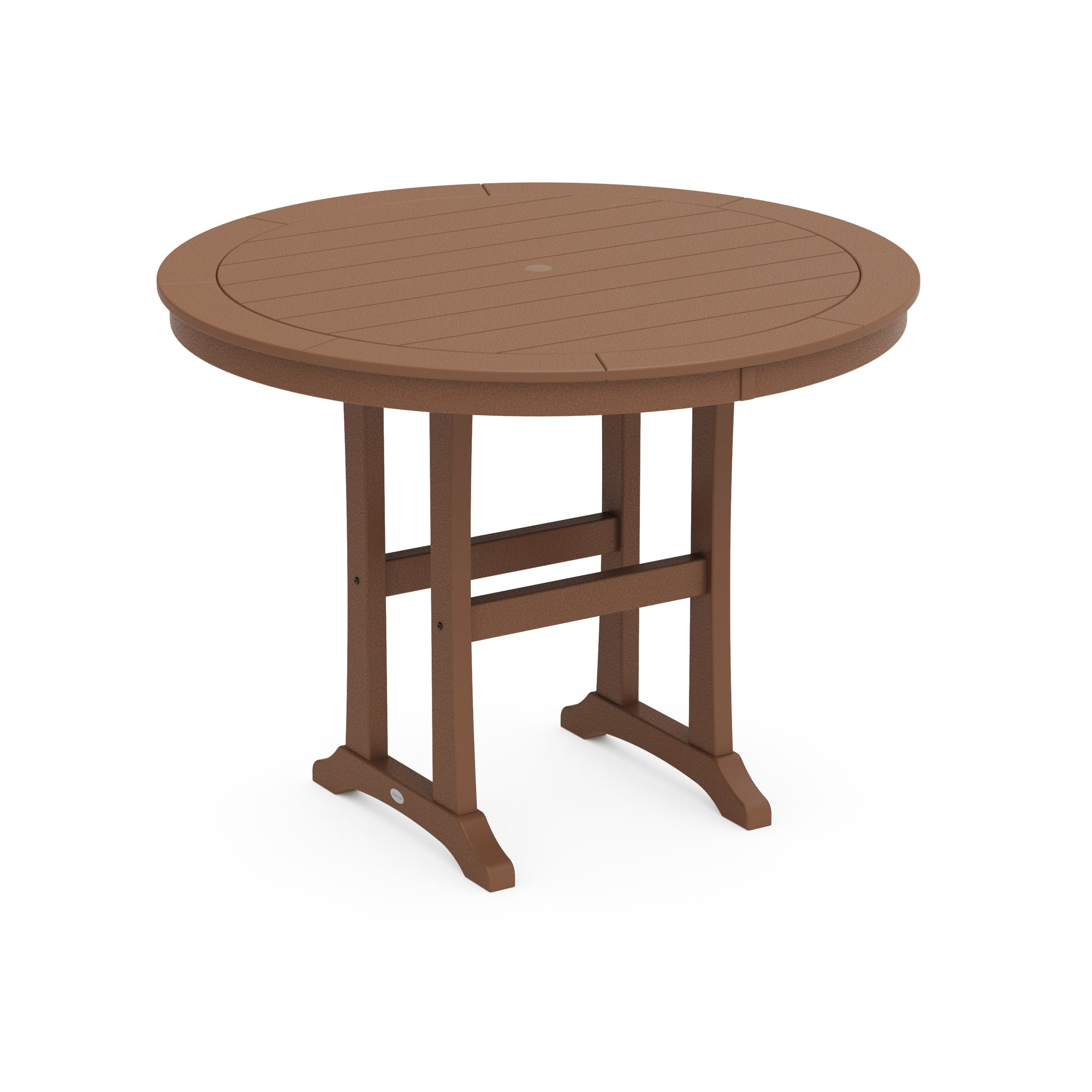 Nautical Trestle 48" Round Counter Table 4