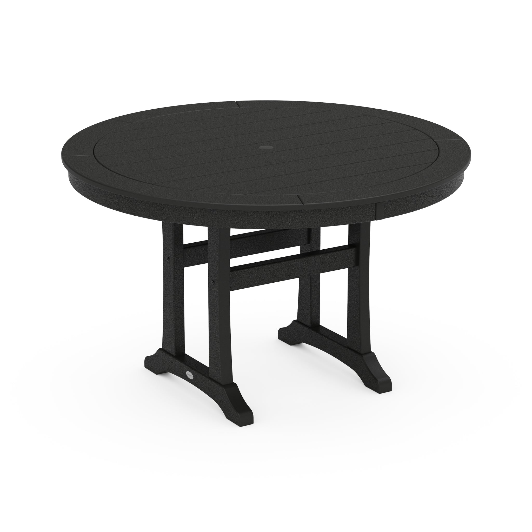 Nautical Trestle 48" Round Counter Table