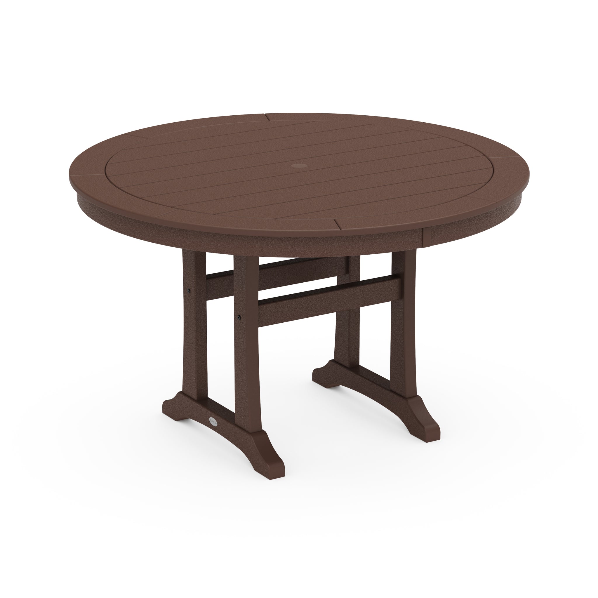 Nautical Trestle 48" Round Counter Table 3