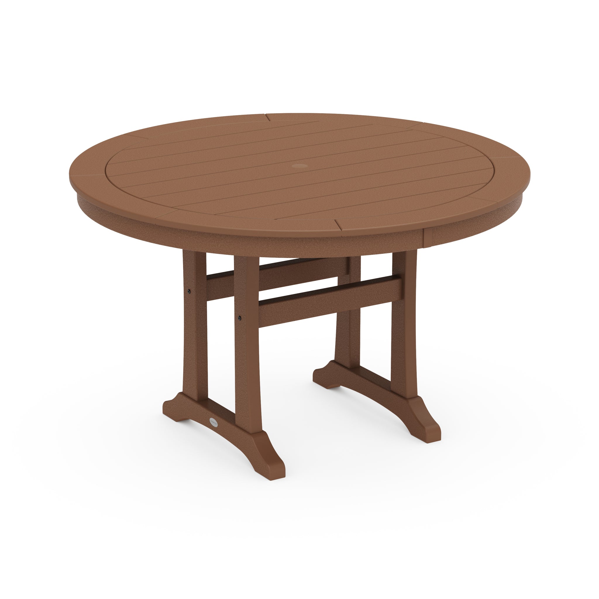 Nautical Trestle 48" Round Counter Table 4