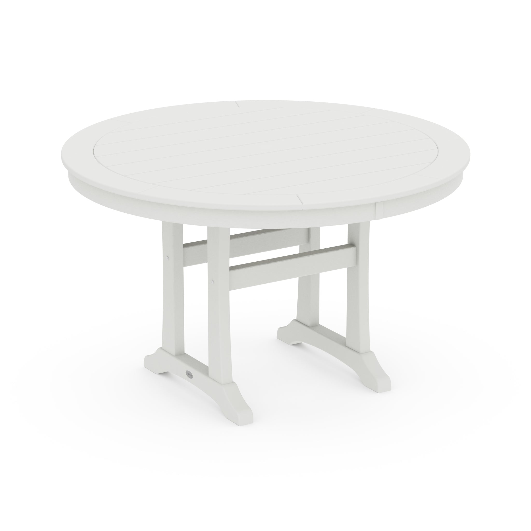 Nautical Trestle 48" Round Counter Table 9
