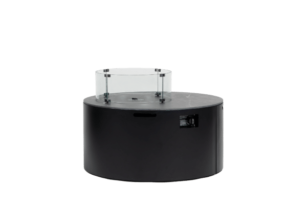 Newbury D42" x H20.8" Round Fire Pit with Lid - Pietra Grey/Diva Night