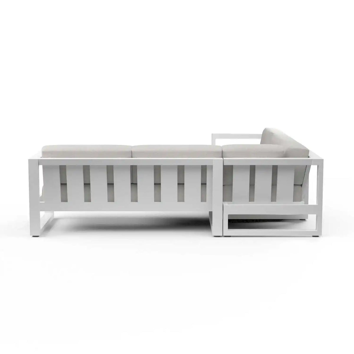 Newport 4-Seat Aluminum Sectional Set SW4801-SEC by Sunset West 1