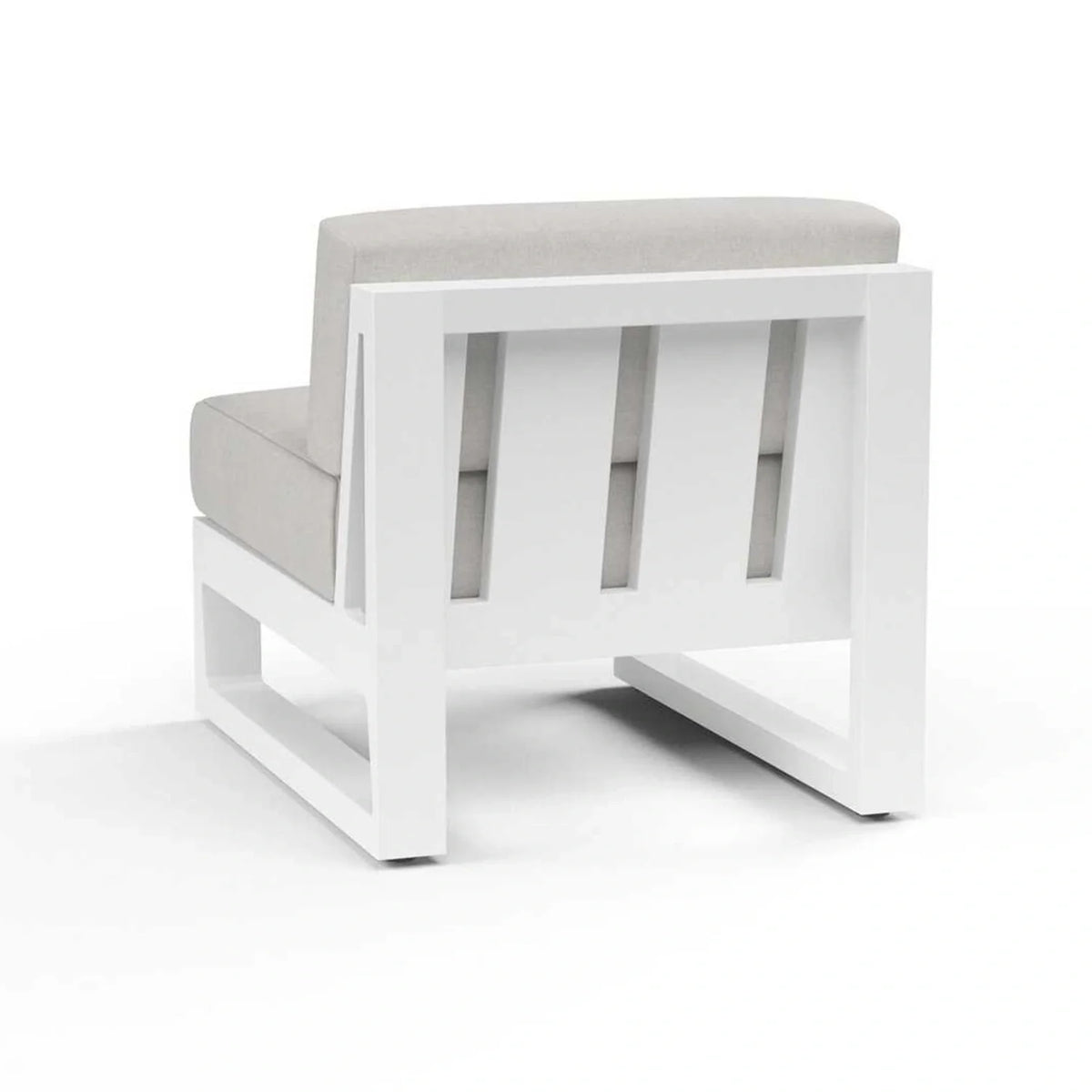 Newport Aluminum Armless Club Chair SW4801-AC by Sunset West 4