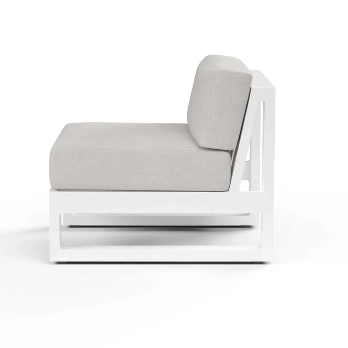Newport Aluminum Armless Club Chair SW4801-AC by Sunset West 5