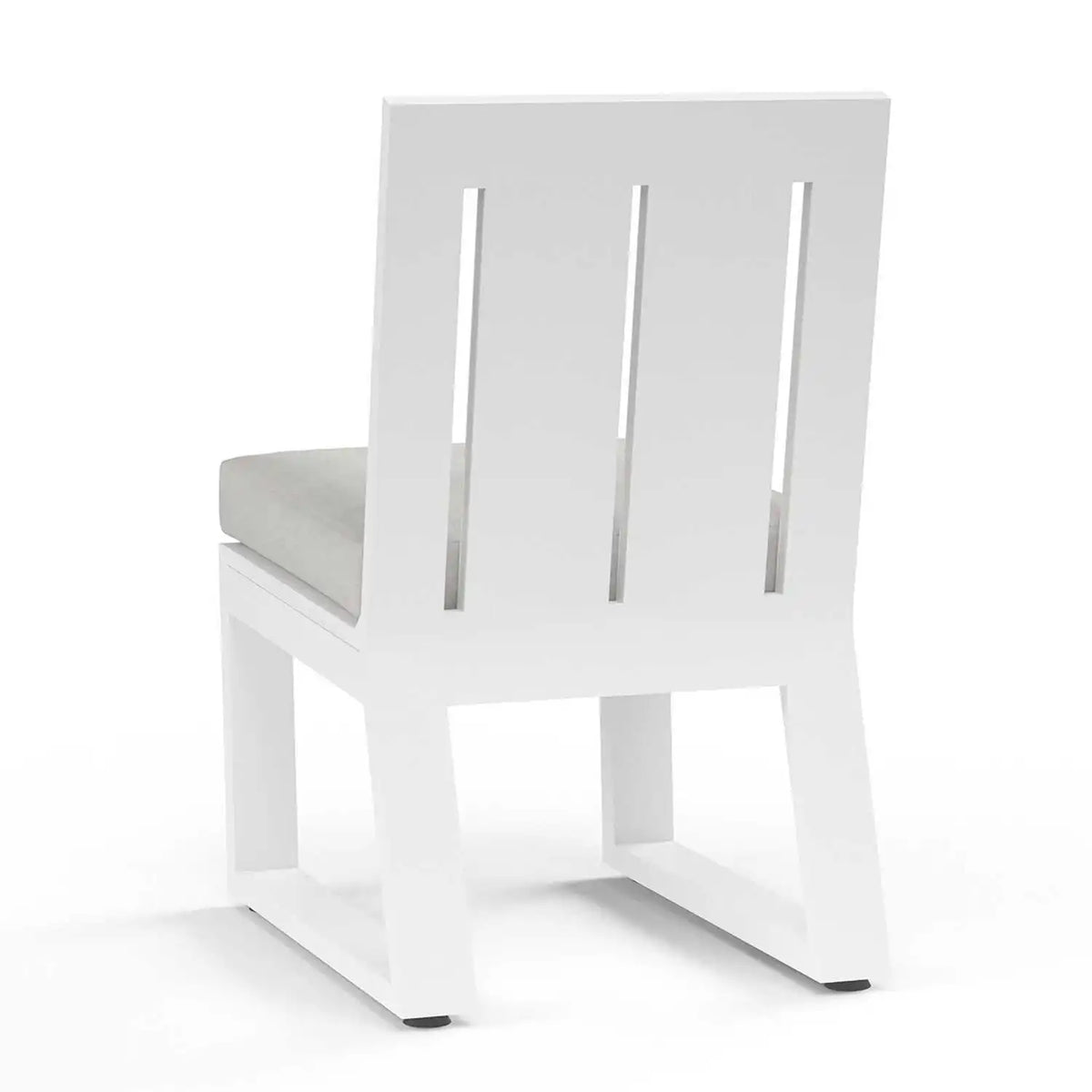 Newport Aluminum Cushioned Dining Side Chair SW4801-1A by Sunset West 5
