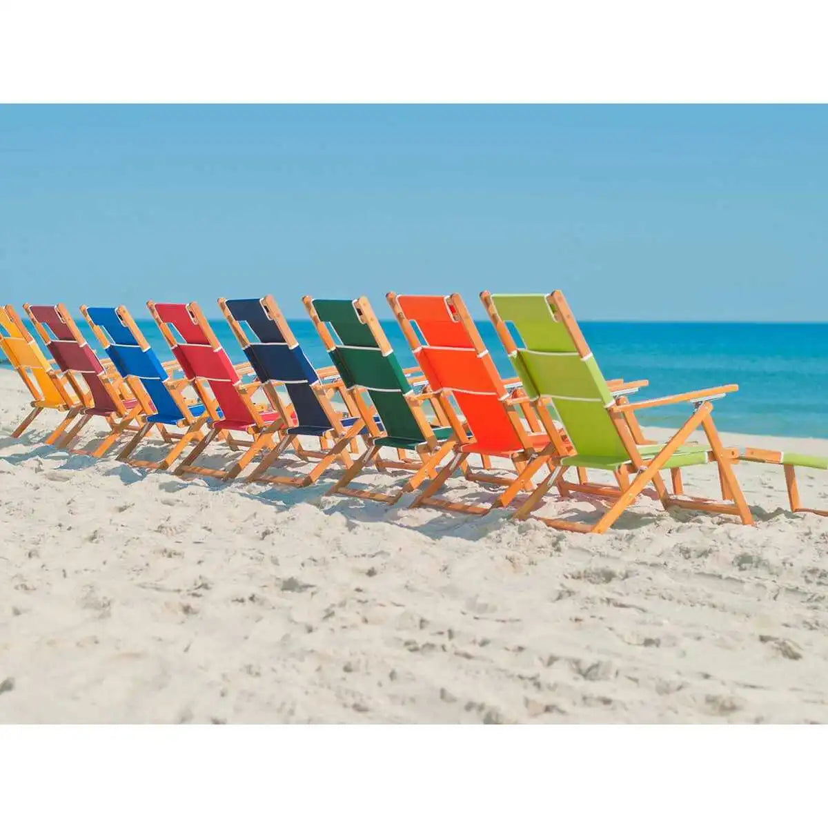 Oakwood Beach Lounger w/ Detachable Footrest 4