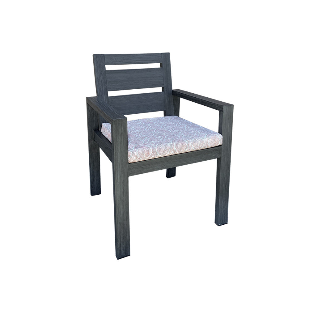 Oasis Cushioned Dining Arm Chair