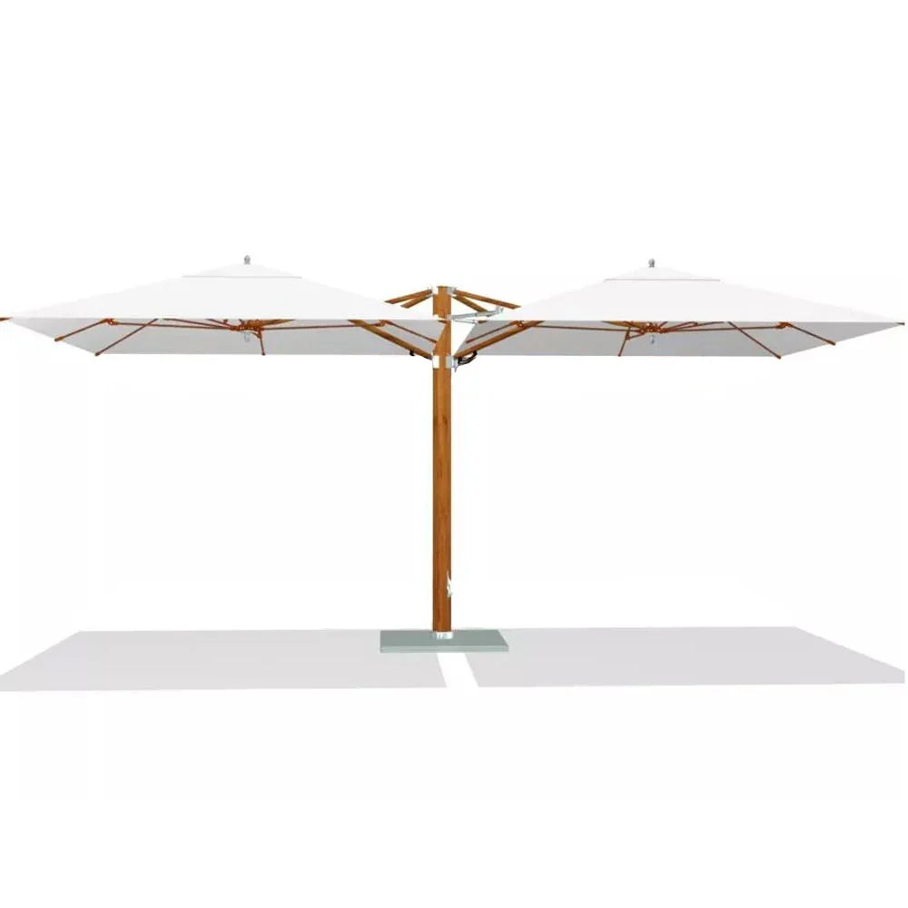 Ocean Master M1 Shade Pod Duo Cantilever 10' Square Umbrella