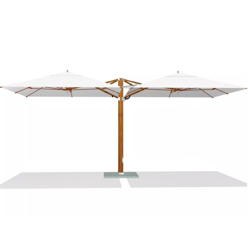 Ocean Master M1 Shade Pod Duo Cantilever 10' Square Umbrella