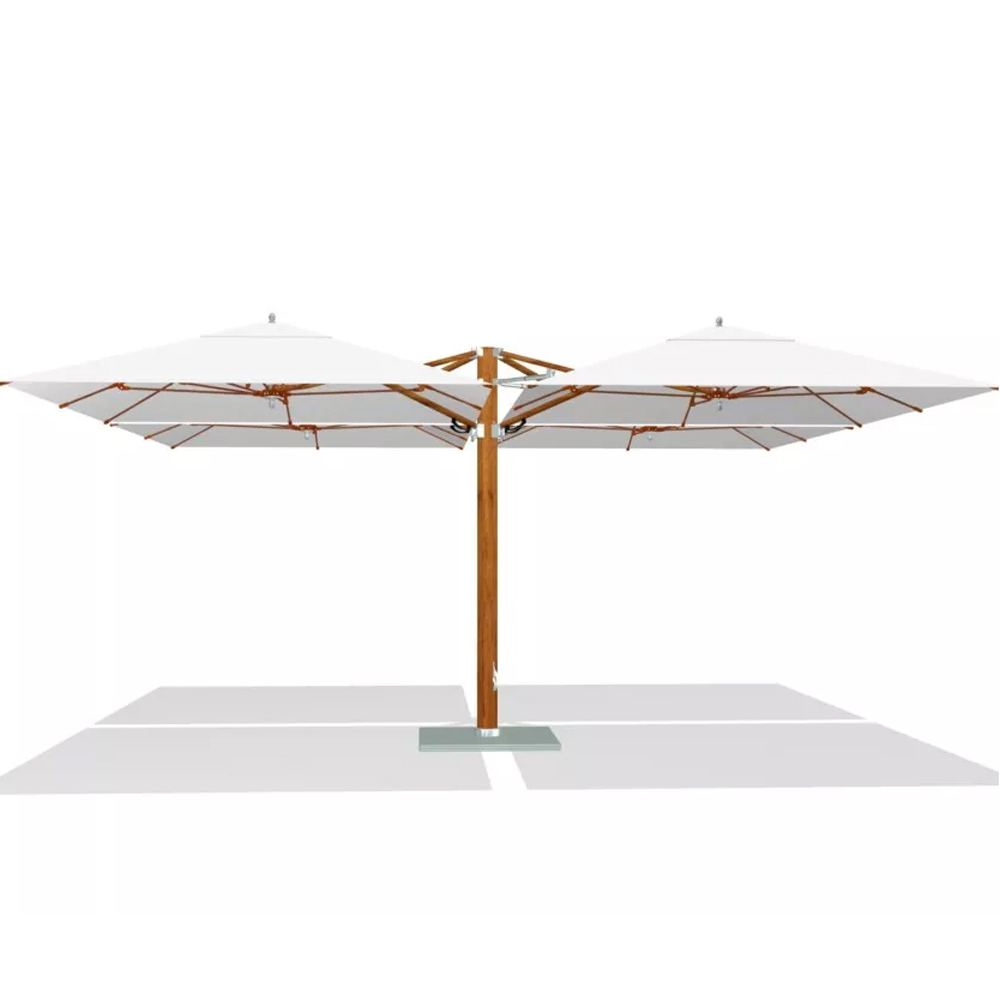 Ocean Master M1 Shade Pod Duo Cantilever 8' Square Umbrella