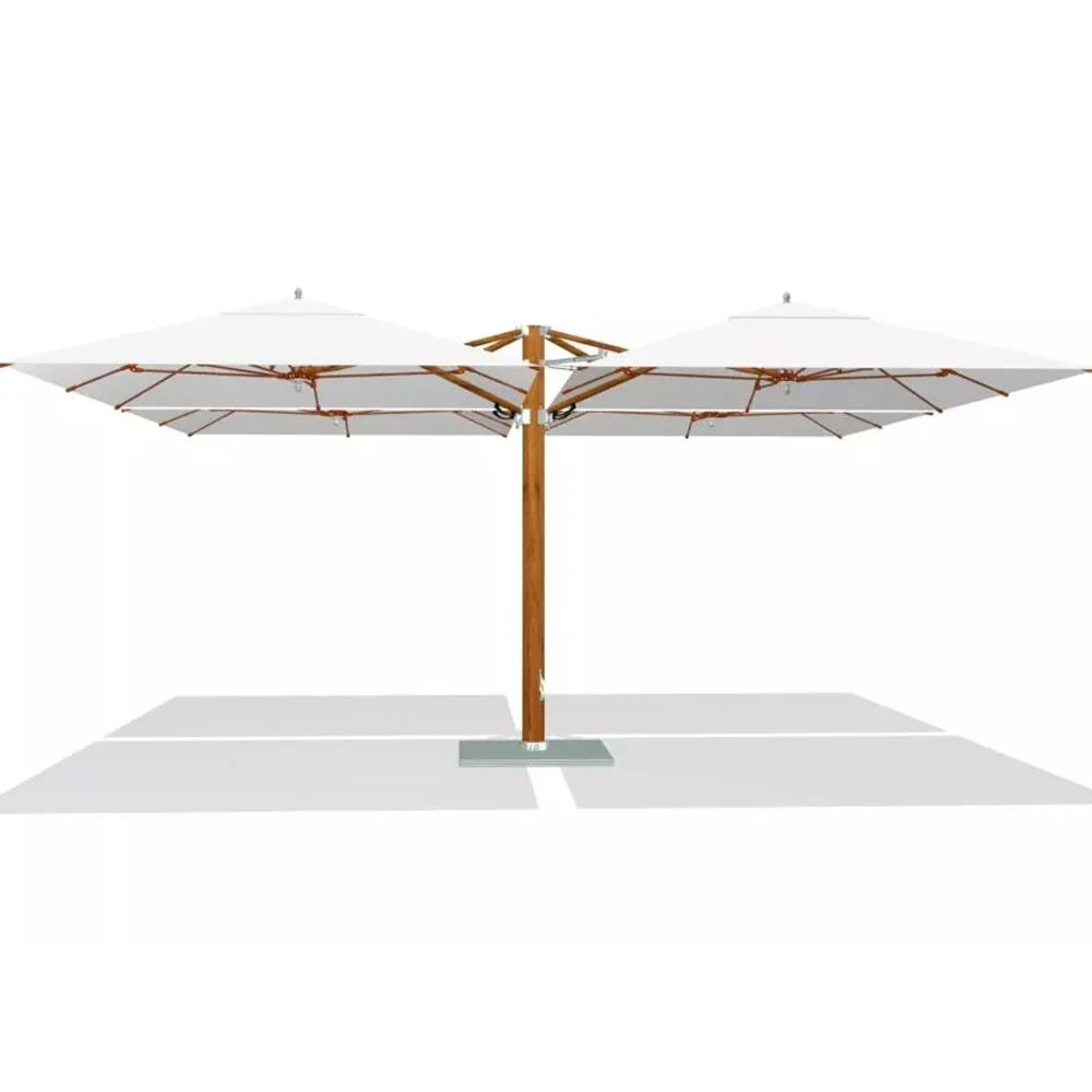 Ocean Master M1 Shade Pod Quad Cantilever 8' Square Umbrella