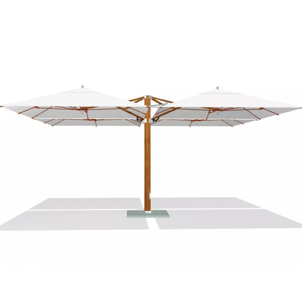 Ocean Master M1 Shade Pod Trio Cantilever 10' Square Umbrella