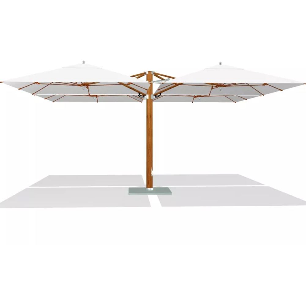 Ocean Master M1 Shade Pod Trio Cantilever 8' Square Umbrella