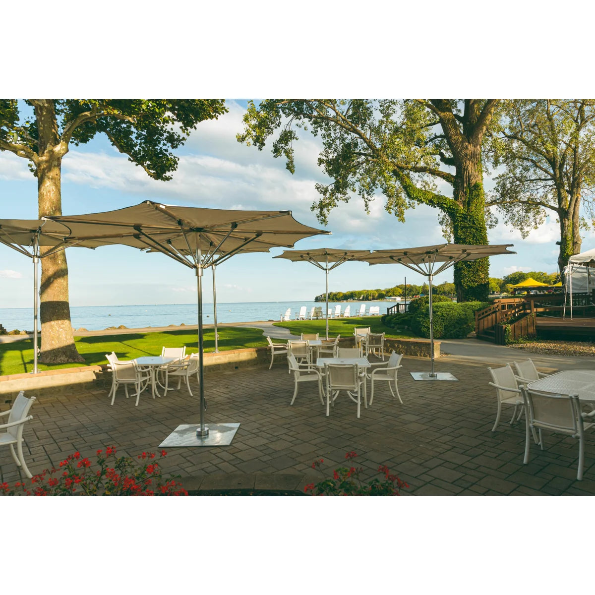 Ocean Master Max Zero Horizon Center Post 16' Octagon Umbrella-3