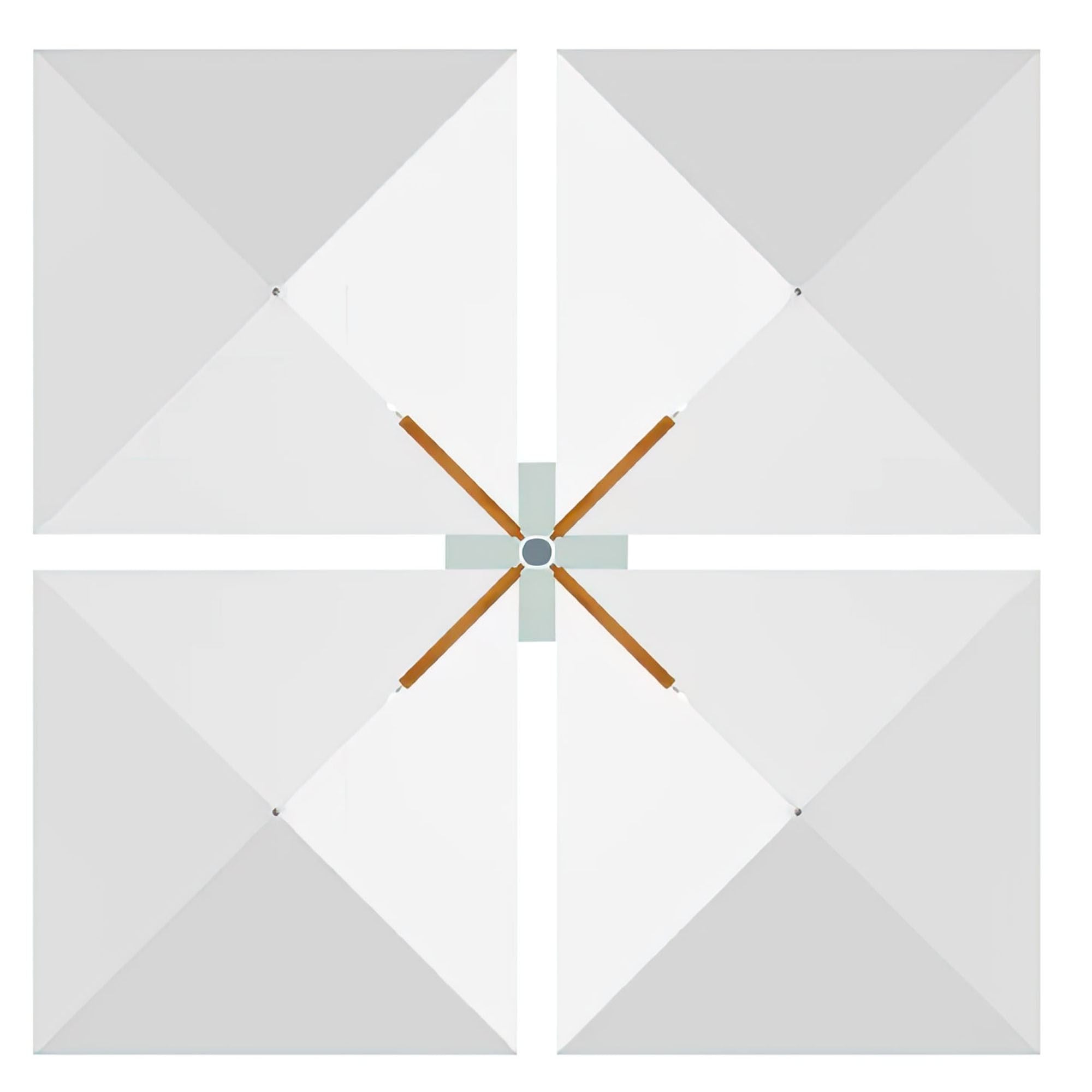 Ocean Master M1 Shade Pod Quad Cantilever 8' Square Umbrella