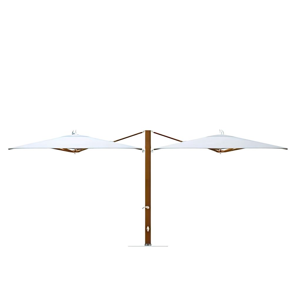 Ocean Master Max Classic Dual Cantilever 13' x 26' Square Umbrella