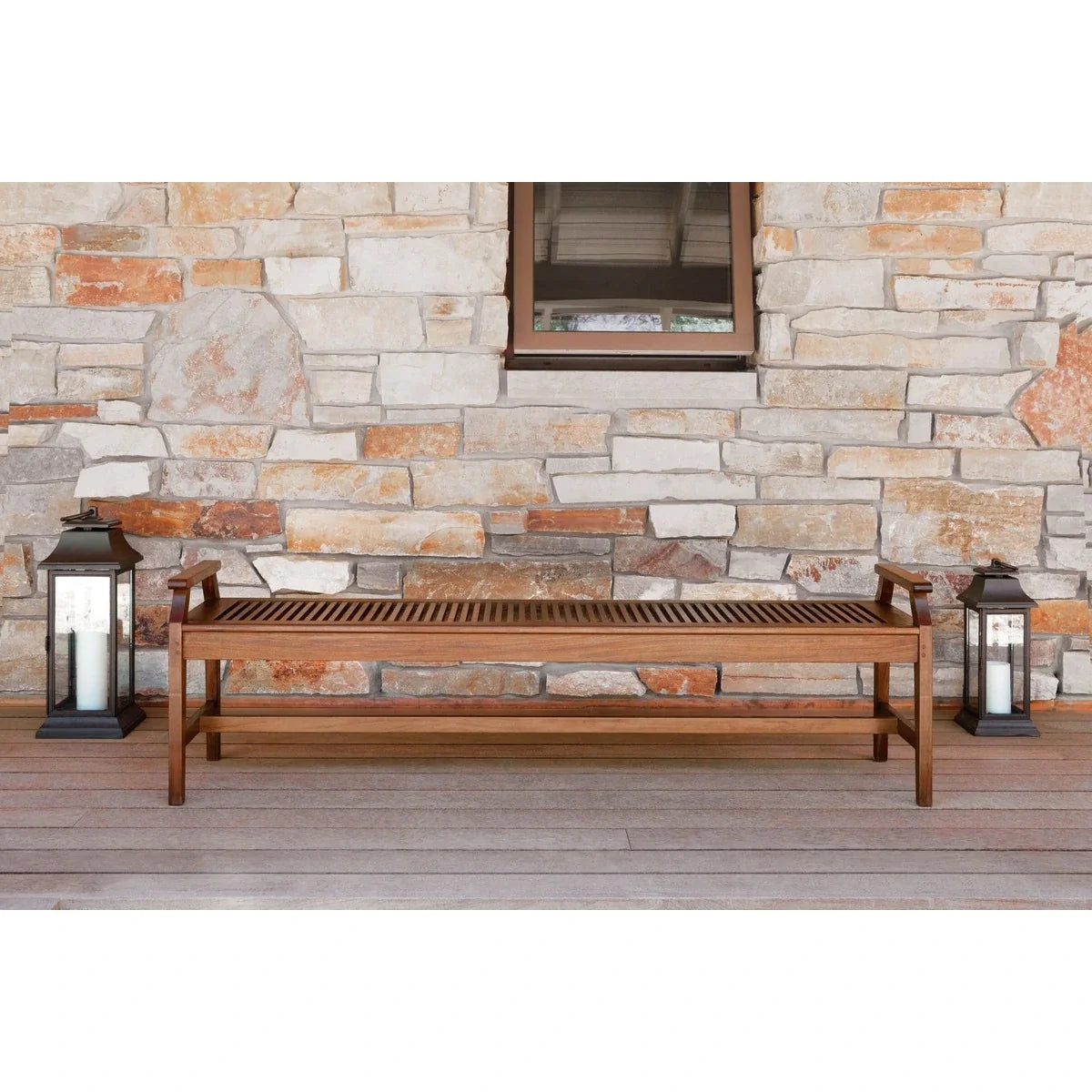 Opal 72" Bench with Arms