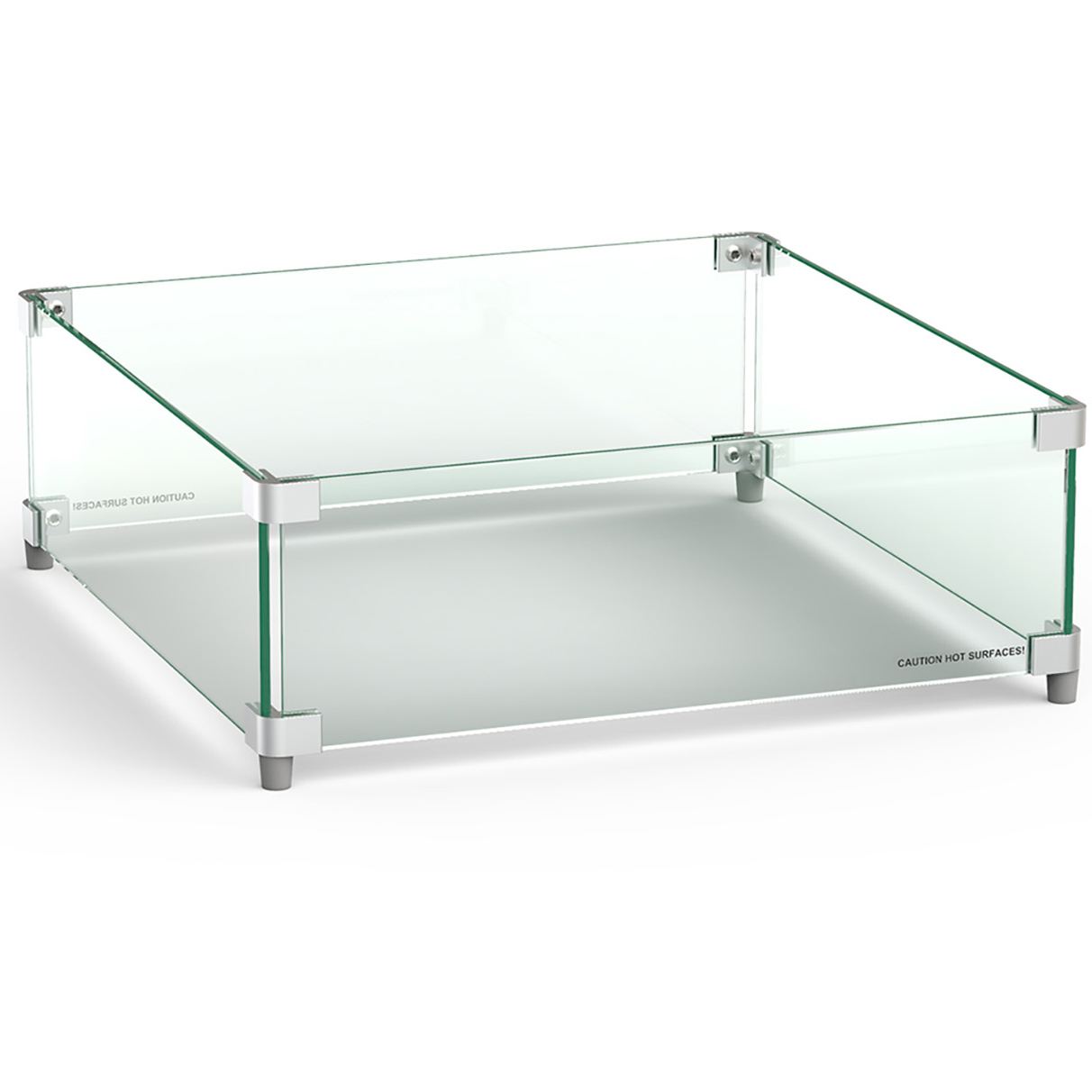 19.25" Square Glass Wind Guard 8202-WG by American Fyre Designs