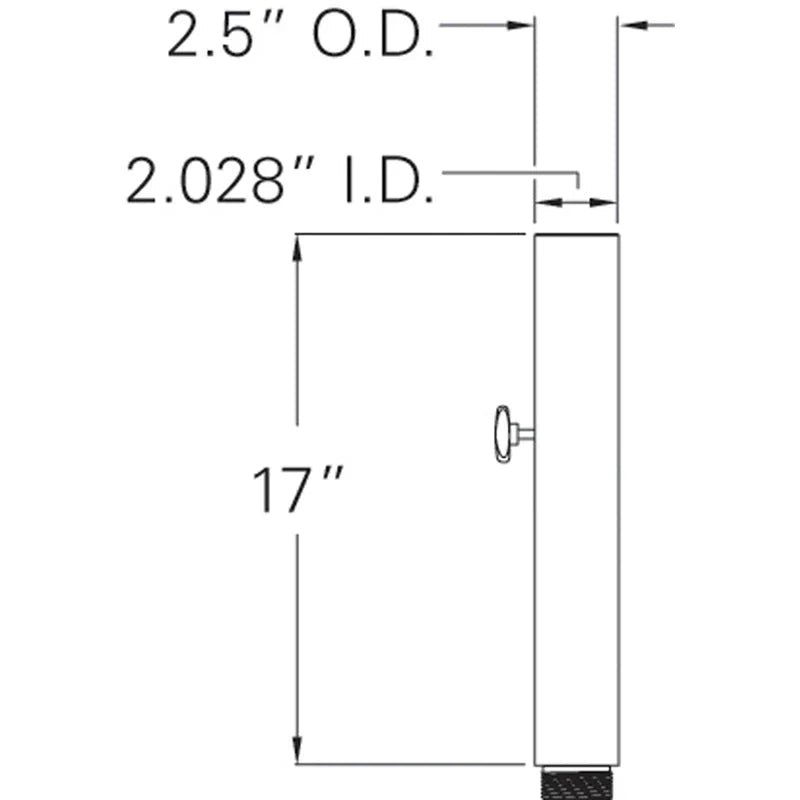 BT2 Aluminum Stem Dimensions